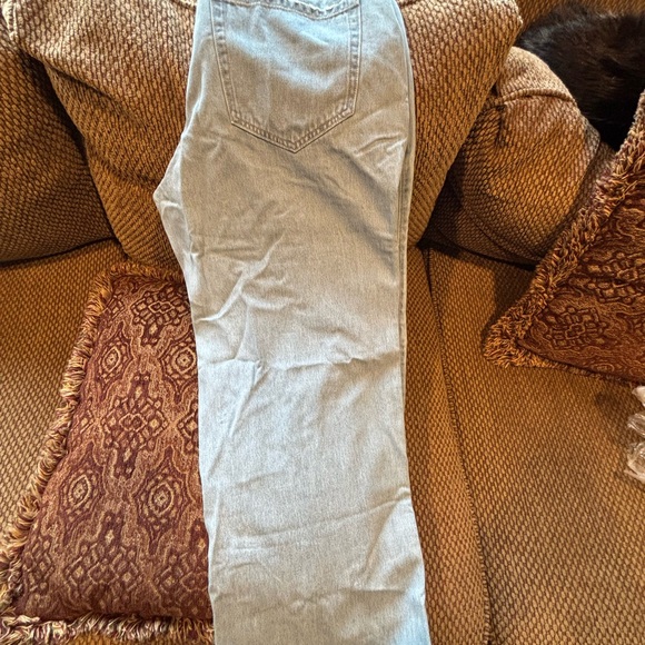 Hollister Light Blue Relaxed Jeans size 14 LONG - Picture 2 of 4